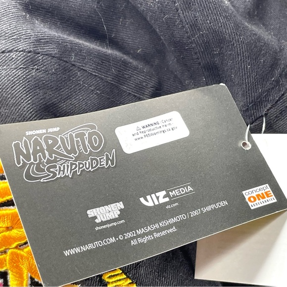 Naruto Shippuden Shonen Jump Men’s Baseball Cap Hat Anime NRMH0010B NWT - Picture 11 of 15